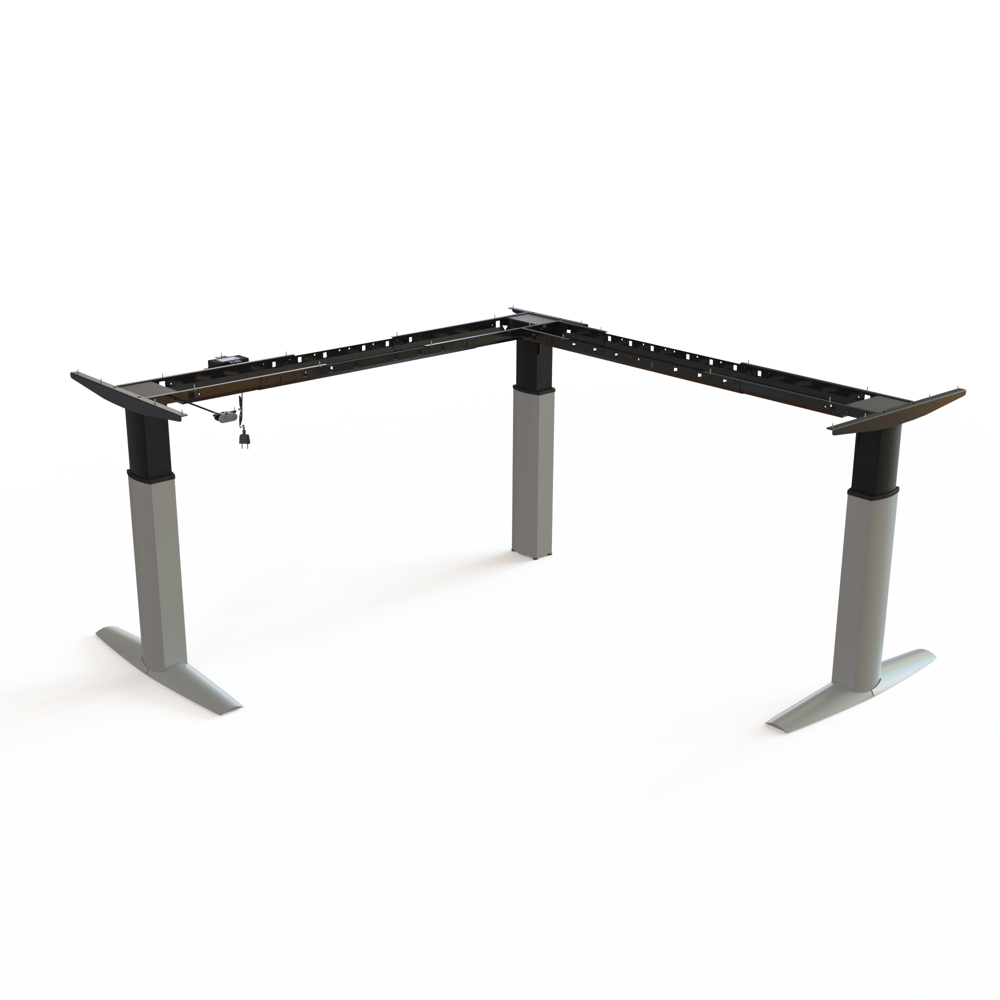 Electric Desk Frame | Width 190 cm | Argent