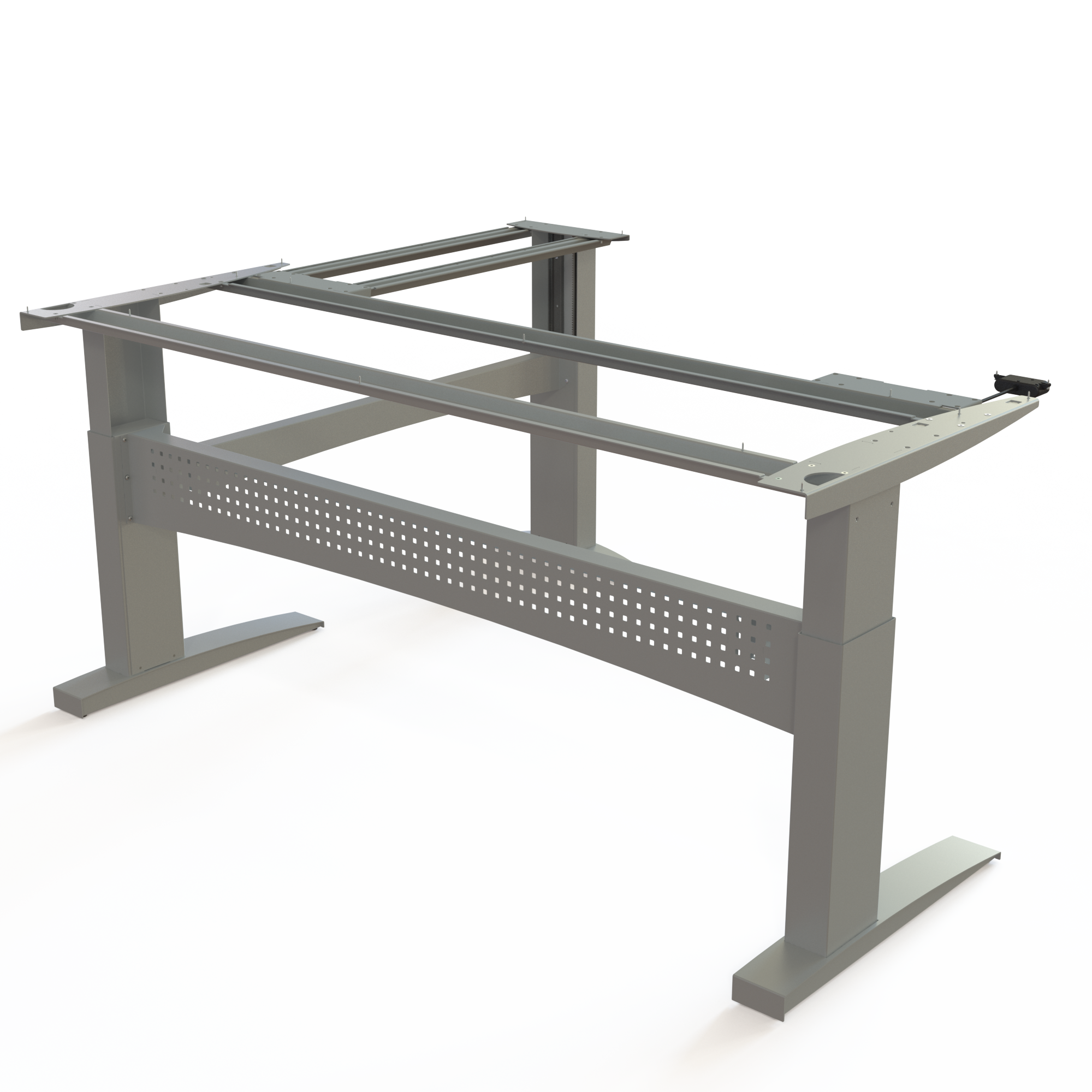 Electric Desk Frame | Width 196 cm | Argent