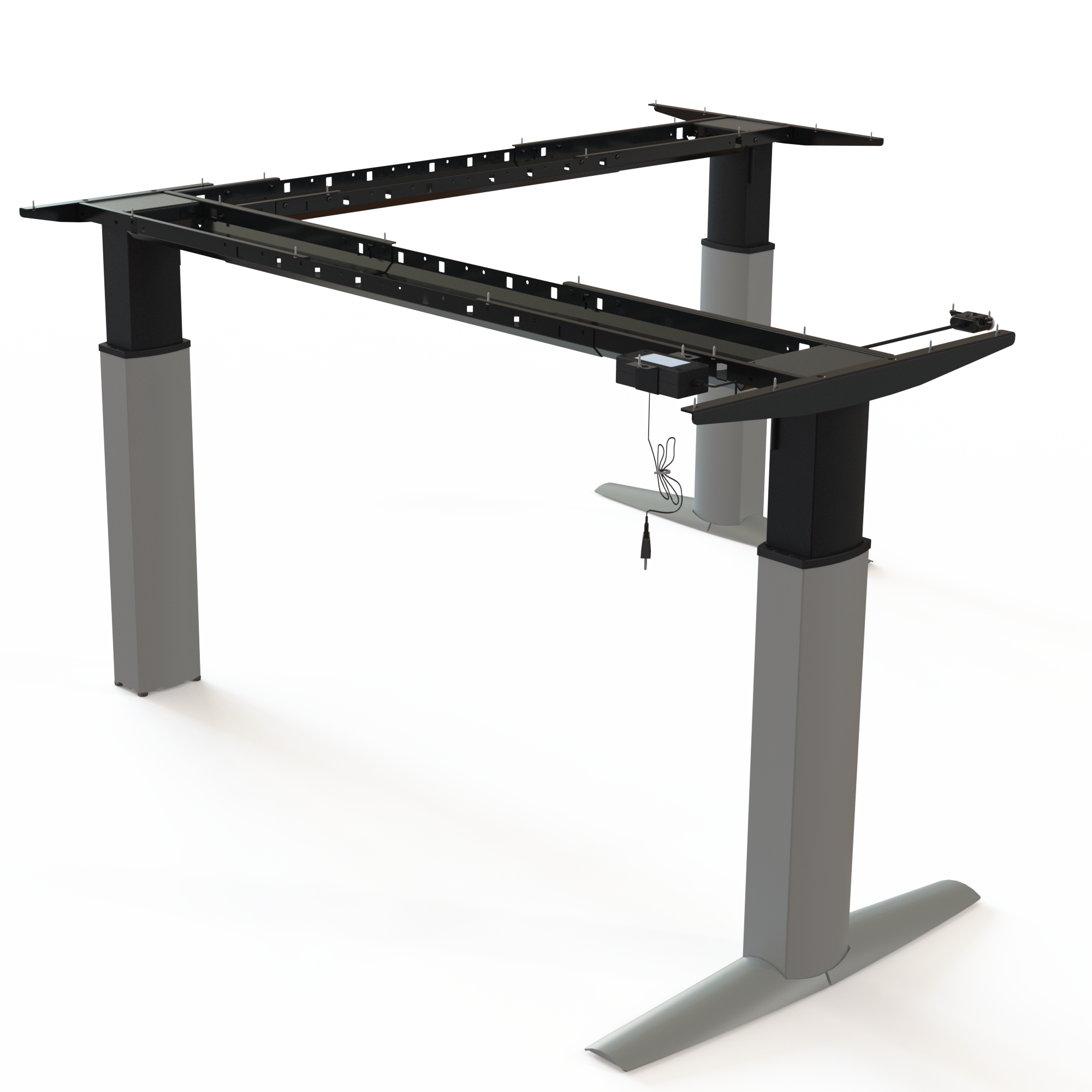 Electric Desk Frame | Width 190 cm | Argent